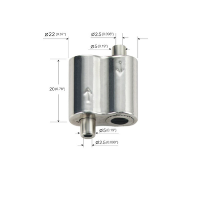 調節装置のグリッパーのシャクトリムシの航空機ワイヤー ケーブル停止クランプ1.0mm 2.0mm